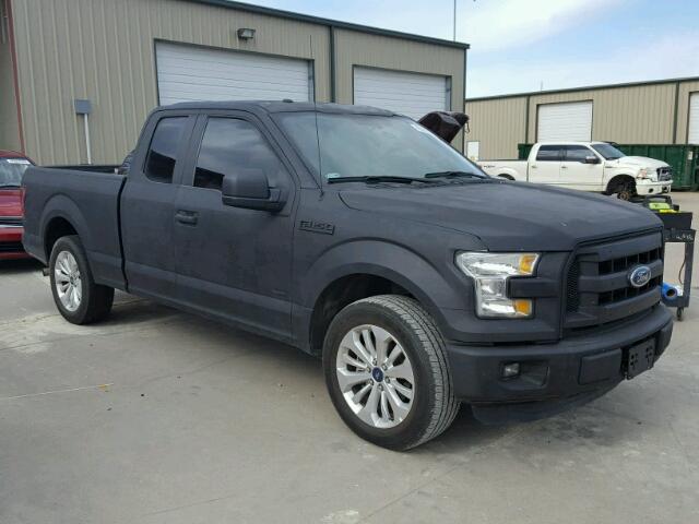 1FTEX1CP7GKE41476 - 2016 FORD F150 SUPER BLACK photo 1