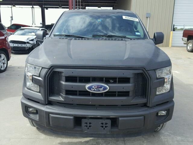 1FTEX1CP7GKE41476 - 2016 FORD F150 SUPER BLACK photo 10