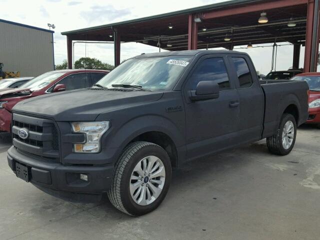 1FTEX1CP7GKE41476 - 2016 FORD F150 SUPER BLACK photo 2