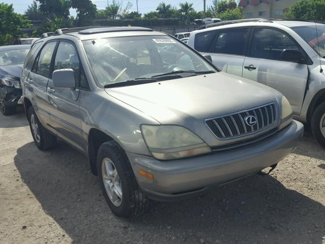 JTJGF10U920141123 - 2002 LEXUS RX 300 GREEN photo 1