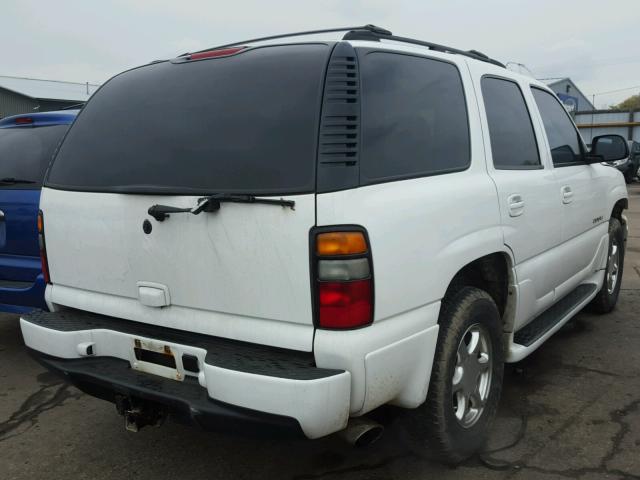 1GKEK63U24J246263 - 2004 GMC YUKON DENA WHITE photo 4