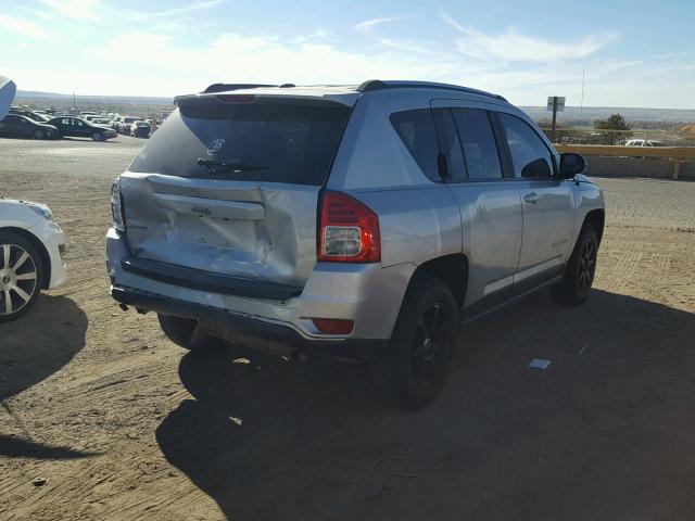 1C4NJDBB0CD651389 - 2012 JEEP COMPASS SP SILVER photo 4