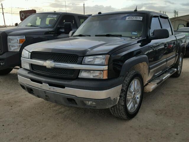 2GCEK13TX51157171 - 2005 CHEVROLET SILVERADO BLACK photo 2