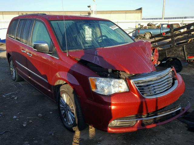 2C4RC1CG9DR777270 - 2013 CHRYSLER TOWN & COU RED photo 1