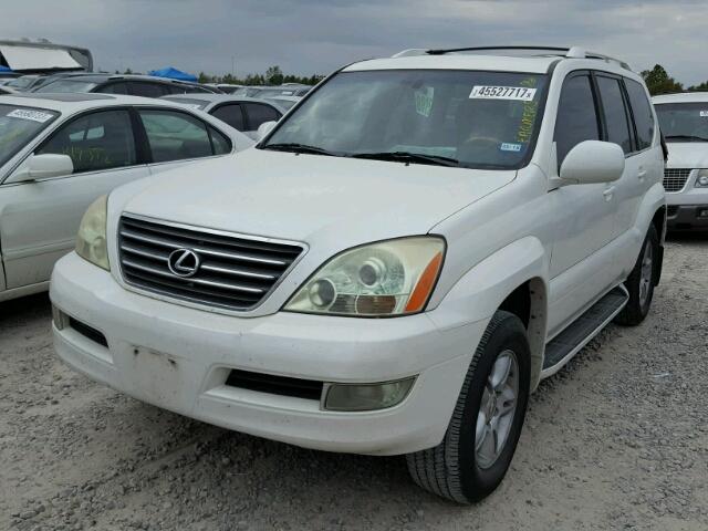 JTJBT20X150095620 - 2005 LEXUS GX 470 WHITE photo 2