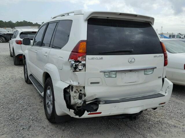 JTJBT20X150095620 - 2005 LEXUS GX 470 WHITE photo 3