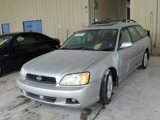 4S3BH635637302433 - 2003 SUBARU LEGACY L SILVER photo 2