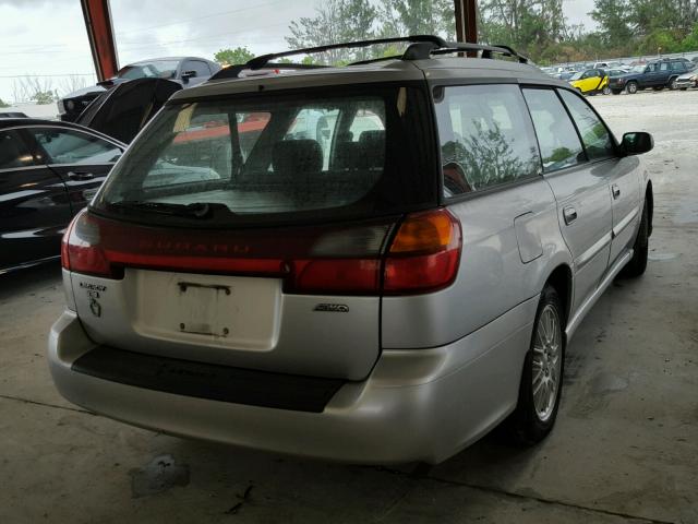 4S3BH635637302433 - 2003 SUBARU LEGACY L SILVER photo 4