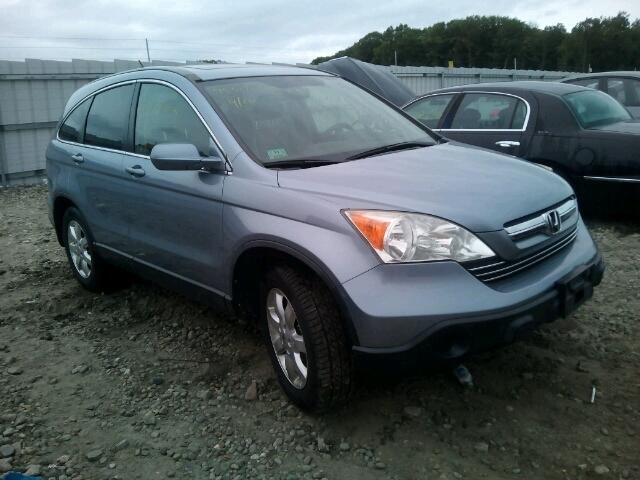 JHLRE48758C064081 - 2008 HONDA CR-V EXL BLUE photo 1