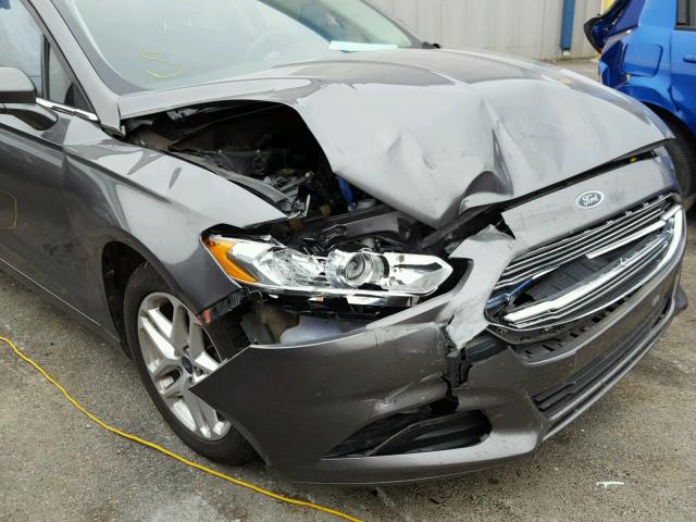 3FA6P0H75DR161236 - 2013 FORD FUSION GRAY photo 9