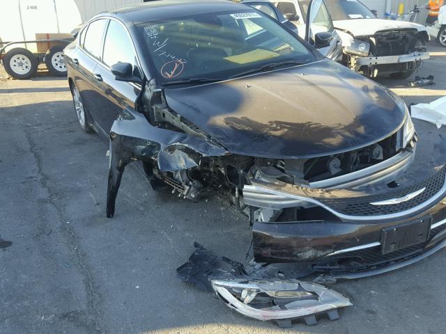 1C3CCCCB4FN598452 - 2015 CHRYSLER 200 C BLACK photo 1