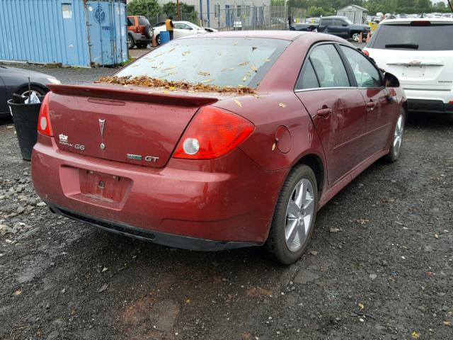 1G2ZA5EK7A4162895 - 2010 PONTIAC G6 RED photo 4