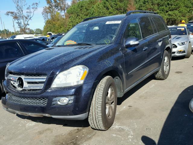 4JGBF71E97A242571 - 2007 MERCEDES-BENZ GL 450 4MA BLUE photo 2