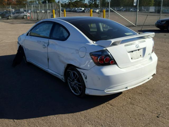 JTKDE167090290999 - 2009 TOYOTA SCION TC WHITE photo 3