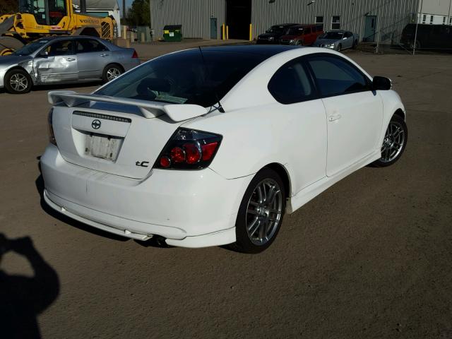 JTKDE167090290999 - 2009 TOYOTA SCION TC WHITE photo 4