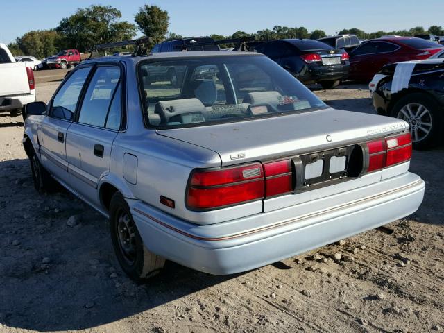 2T1AE97A6NC179148 - 1992 TOYOTA COROLLA LE BLUE photo 3