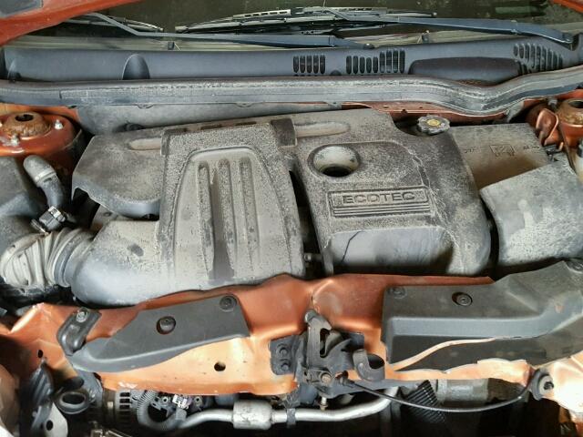 1G1AK15F777187569 - 2007 CHEVROLET COBALT LS ORANGE photo 7