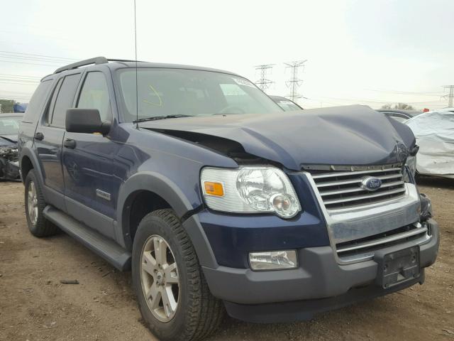 1FMEU73866UA85427 - 2006 FORD EXPLORER X BLUE photo 1