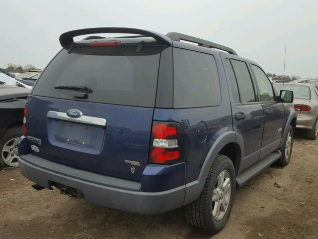 1FMEU73866UA85427 - 2006 FORD EXPLORER X BLUE photo 4