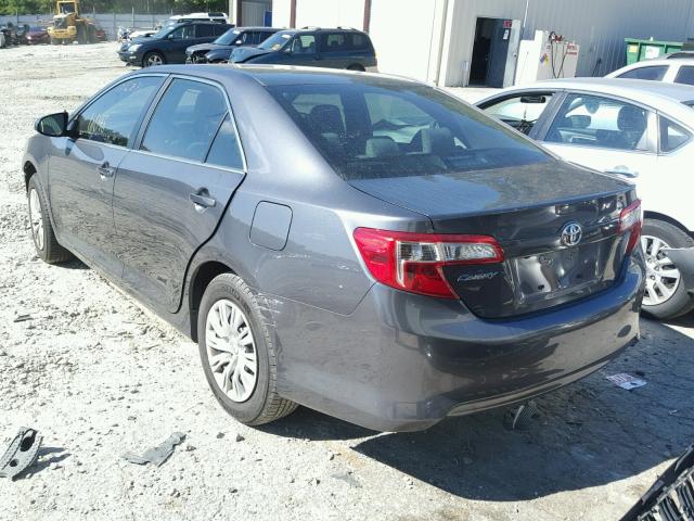 4T4BF1FK1ER412239 - 2014 TOYOTA CAMRY GRAY photo 3