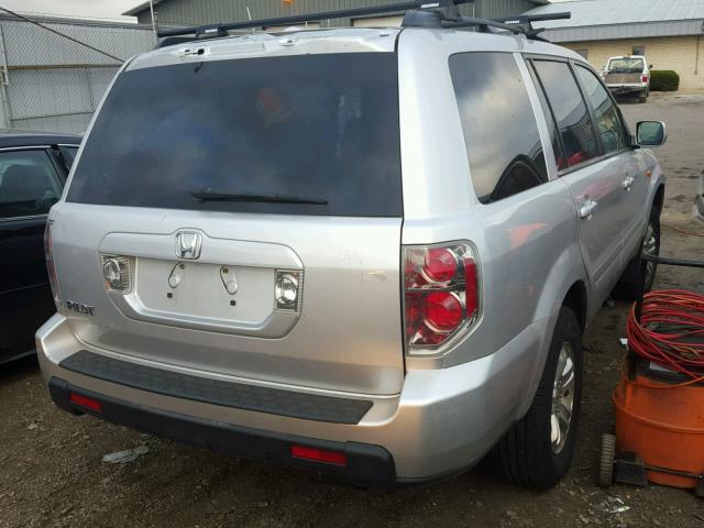 5FNYF28268B004036 - 2008 HONDA PILOT VP SILVER photo 4