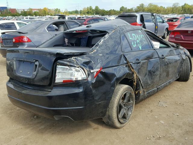 19UUA66216A027707 - 2006 ACURA 3.2TL BLACK photo 4