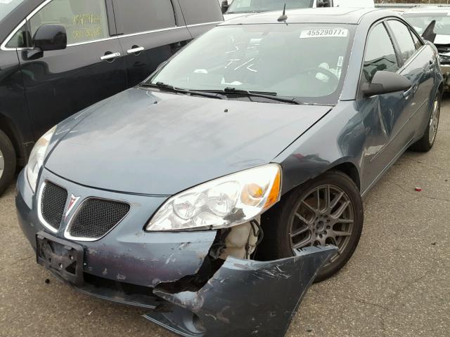 1G2ZH548454113340 - 2005 PONTIAC G6 BLUE photo 2