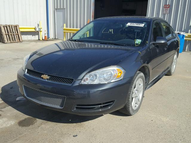 2G1WB5E3XE1146169 - 2014 CHEVROLET IMPALA LIM BLUE photo 2