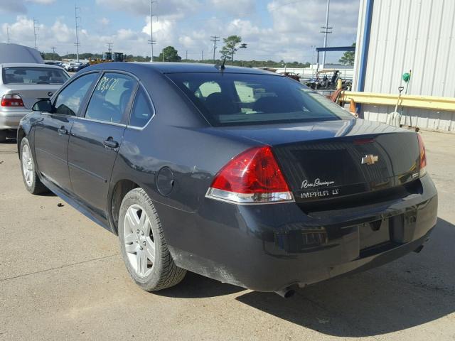 2G1WB5E3XE1146169 - 2014 CHEVROLET IMPALA LIM BLUE photo 3