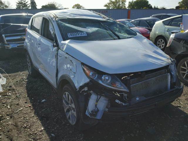 KNDPBCAC6E7605481 - 2014 KIA SPORTAGE L WHITE photo 1