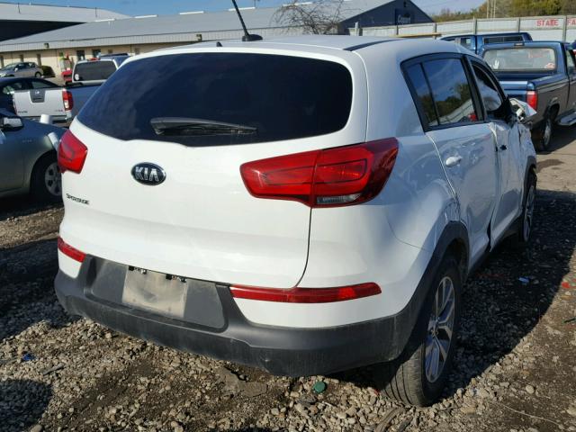 KNDPBCAC6E7605481 - 2014 KIA SPORTAGE L WHITE photo 4