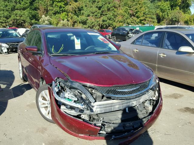 1C3CCCAB1FN684918 - 2015 CHRYSLER 200 LIMITE MAROON photo 1