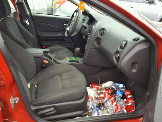 2G2WP552081157531 - 2008 PONTIAC GRAND PRIX Червоний фото 5