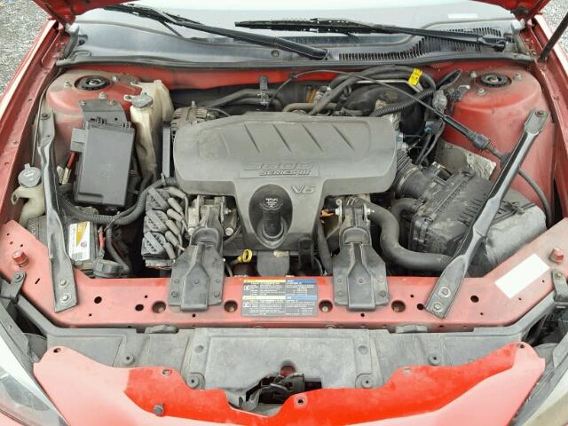 2G2WP552081157531 - 2008 PONTIAC GRAND PRIX Червоний фото 7