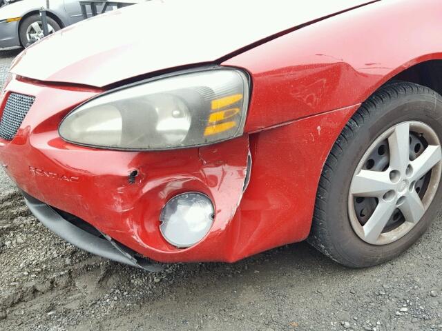 2G2WP552081157531 - 2008 PONTIAC GRAND PRIX Червоний фото 9