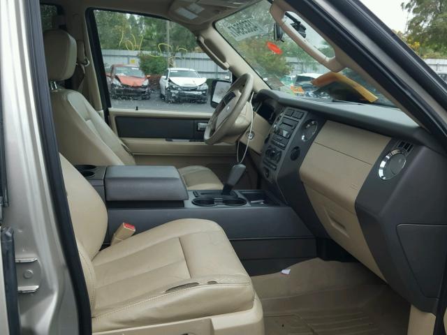 1FMFU16557LA35449 - 2007 FORD EXPEDITION BEIGE photo 5