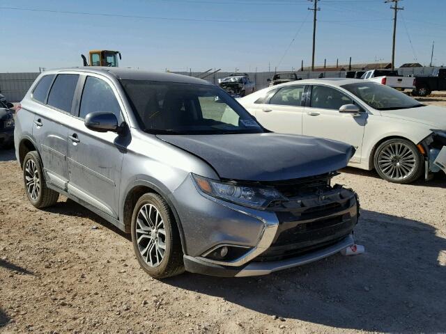 JA4AD3A33GZ040107 - 2016 MITSUBISHI OUTLANDER GRAY photo 1