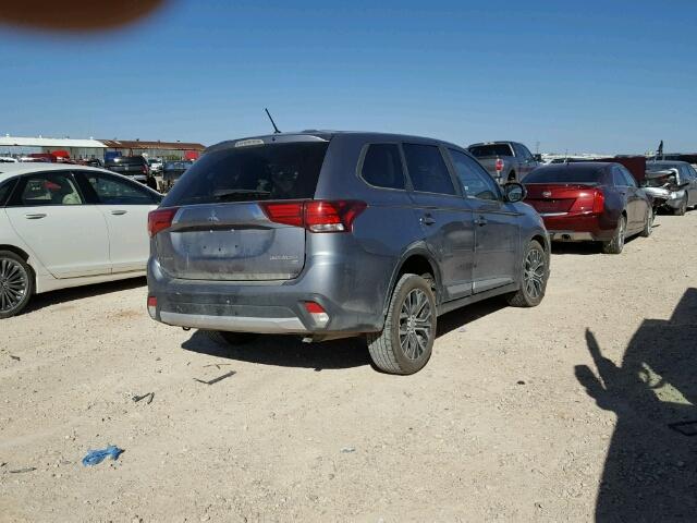 JA4AD3A33GZ040107 - 2016 MITSUBISHI OUTLANDER GRAY photo 4