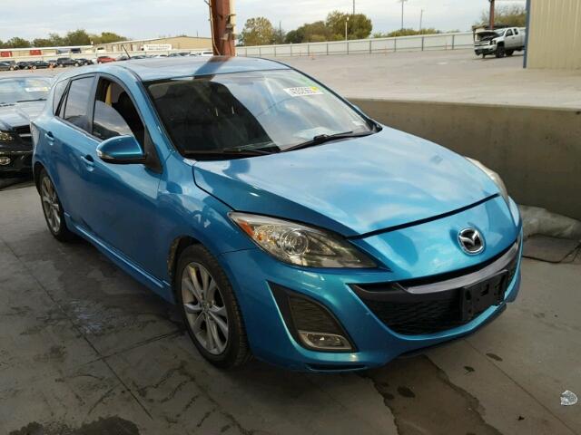 JM1BL1H57A1172785 - 2010 MAZDA 3 S BLUE photo 1