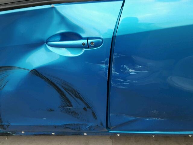 JM1BL1H57A1172785 - 2010 MAZDA 3 S BLUE photo 10