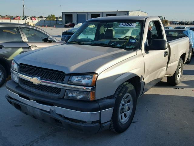 1GCEC14X65Z351279 - 2005 CHEVROLET SILVERADO SILVER photo 2