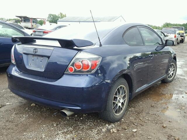 JTKDE167180242474 - 2008 SCION TC BLUE photo 4