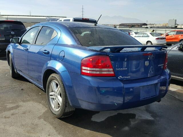 1B3CC5FB4AN139449 - 2010 DODGE AVENGER R/ BLUE photo 3