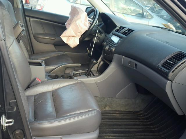 1HGCM56804A071681 - 2004 HONDA ACCORD EX GRAY photo 5