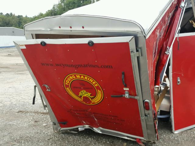 4YMCL1219DV046139 - 2013 CARR TRAILER RED photo 6