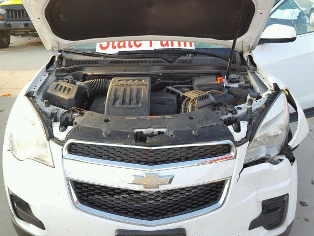 2GNALDEKXC1154759 - 2012 CHEVROLET EQUINOX LT WHITE photo 7