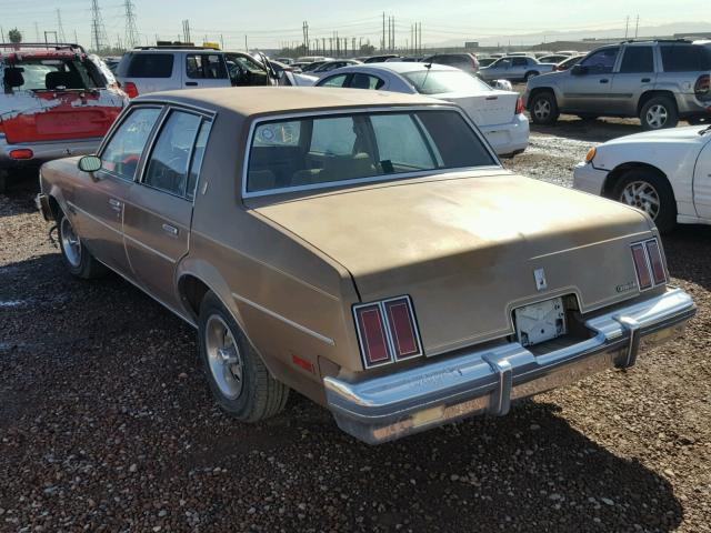 1G3GR69A8FR385606 - 1985 OLDSMOBILE CUTLASS SU BROWN photo 3