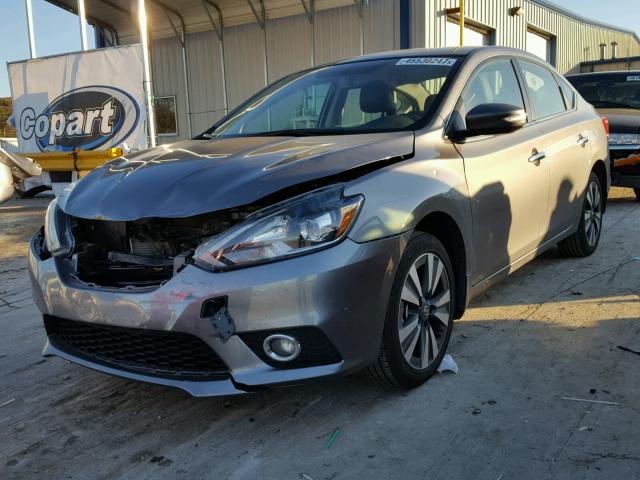 3N1AB7AP2HY220635 - 2017 NISSAN SENTRA S GRAY photo 2