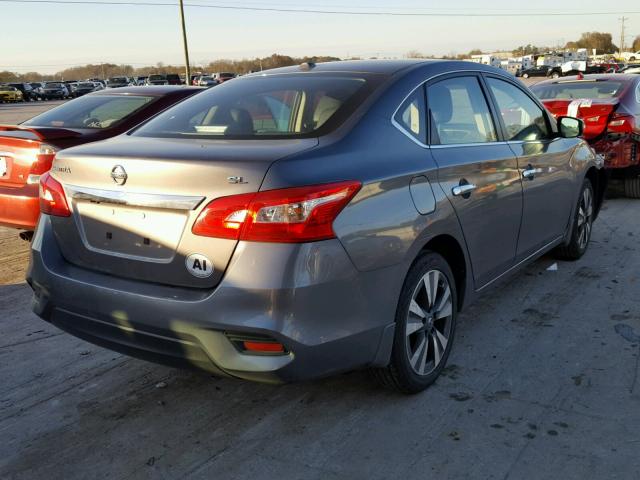 3N1AB7AP2HY220635 - 2017 NISSAN SENTRA S GRAY photo 4