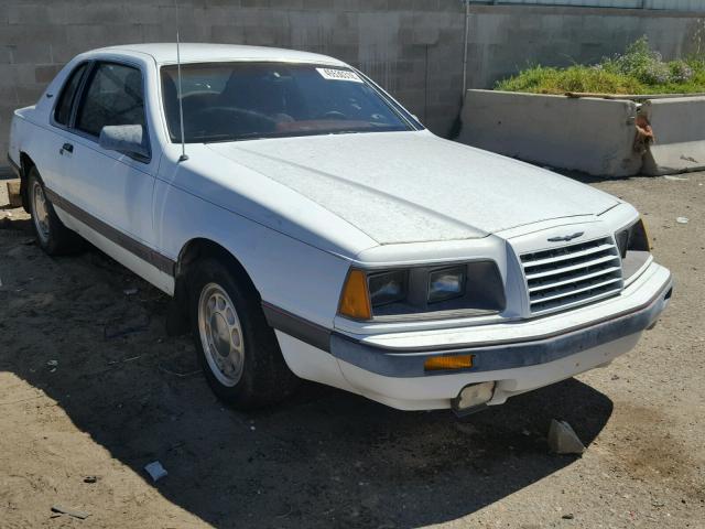 1FABP46W7GH143469 - 1986 FORD THUNDERBIR WHITE photo 1